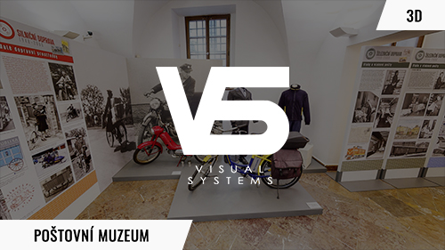 3D virtuální prohlídka poštovní muzeum praha česká pošta